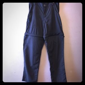 White Sierra Convertible Hiking Pants Sz Small